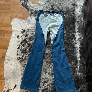 Boot cut heart shaped butt pants